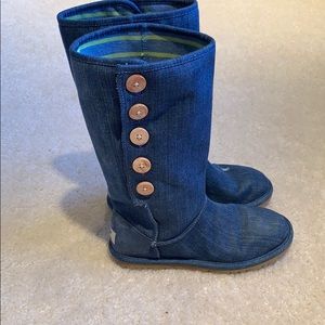 Denim UGG boots
